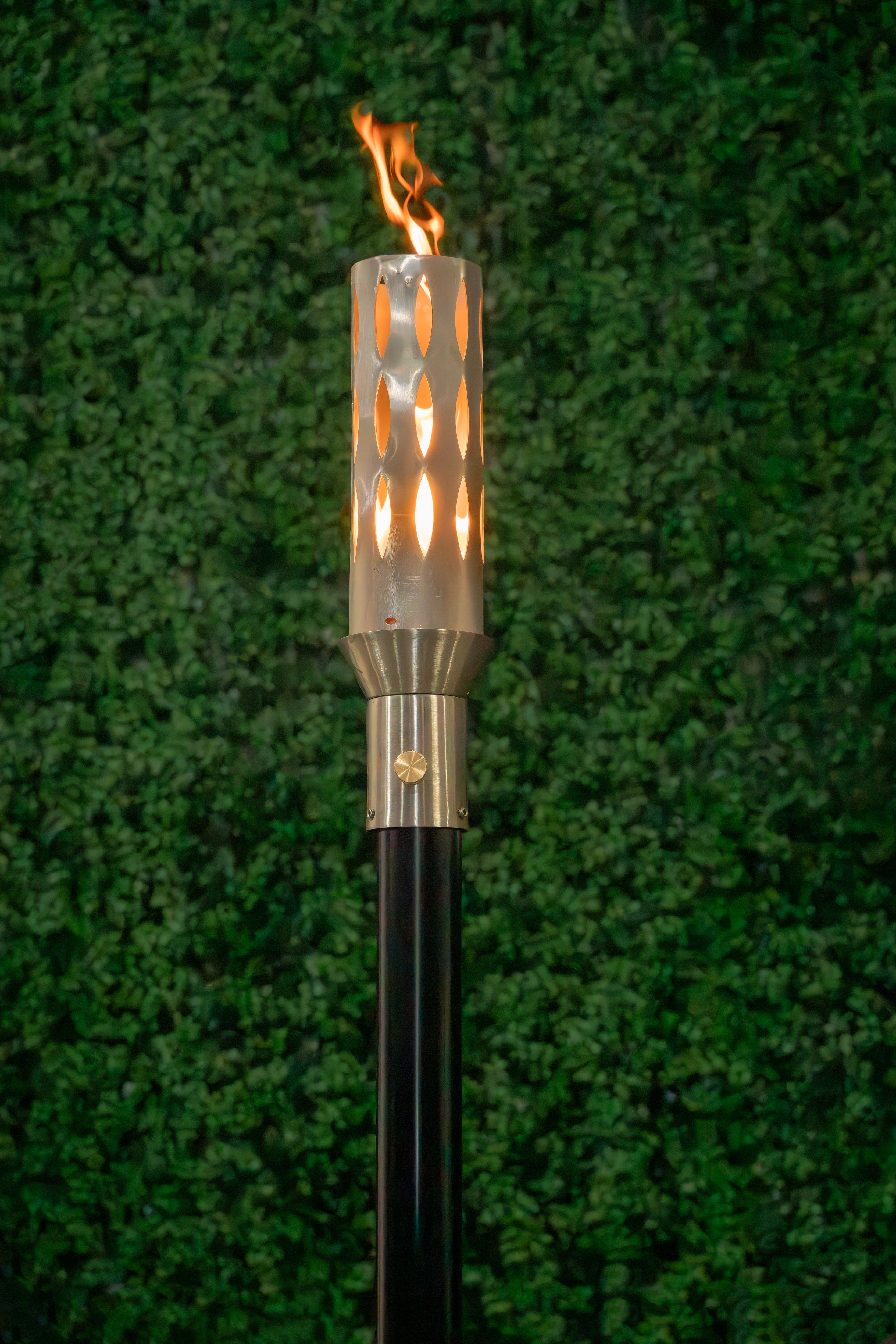 The Outdoor Plus Ellipse Torch - Stainless Steel - Backyard Ember