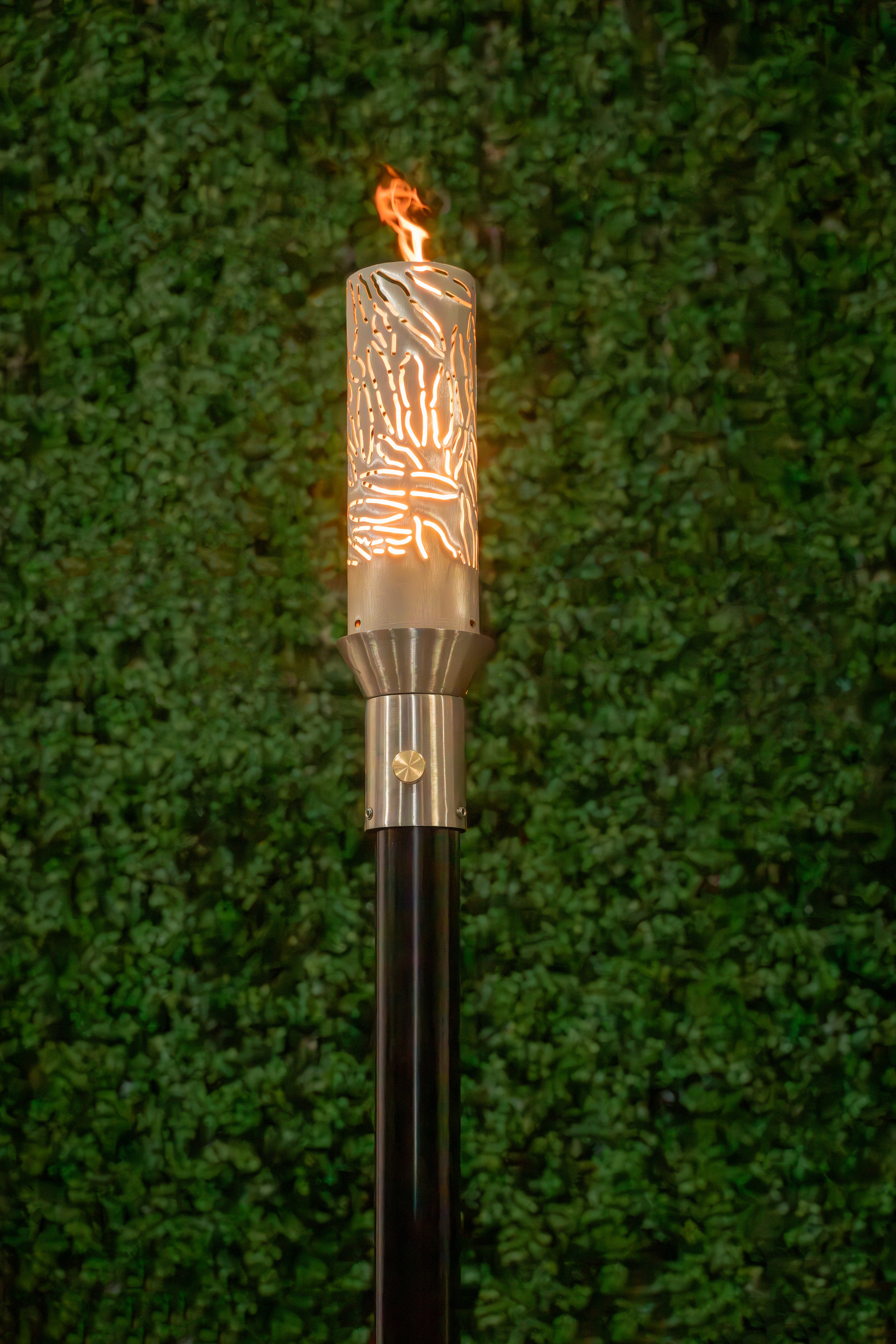 The Outdoor Plus Tropical Torch - Stainless Steel - Backyard Ember