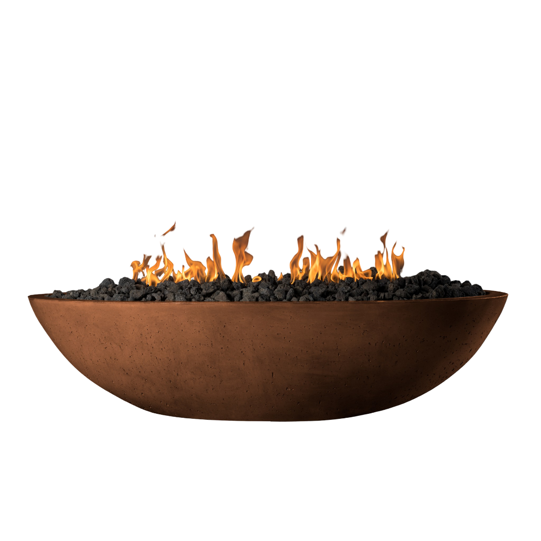 Slick Rock Oasis Oval Fire Bowl - Match-Lit