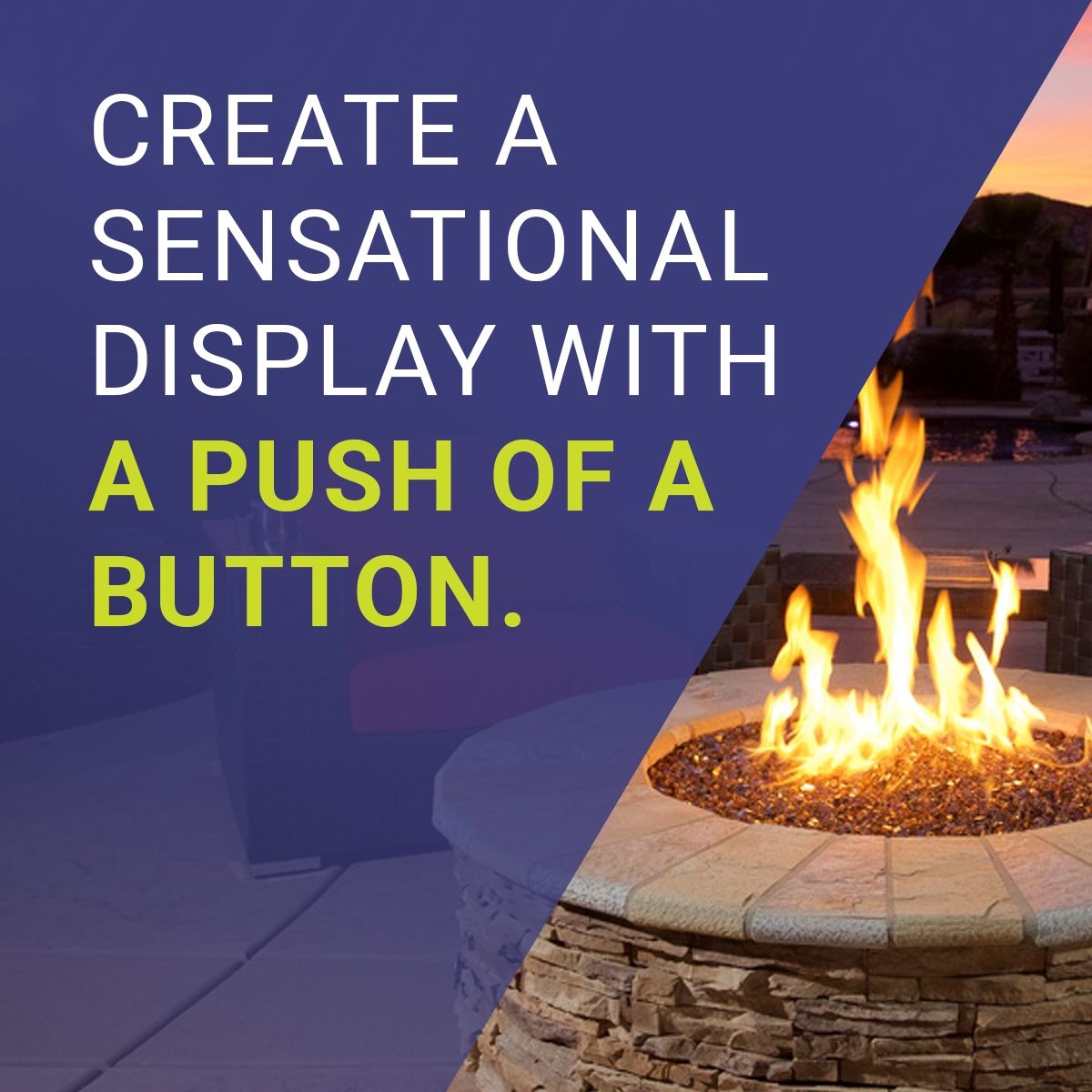 American Fire Products 18" x 6" Rectangular Oil Rubbed Bronze Stainless Steel Drop-In Fire Pit Pan with Spark Ignition Kit - Natural Gas