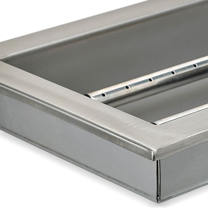 American Fire Products 18" x 6" Stainless Steel Drop-In CSA Certified Fire Pit Pan Kit