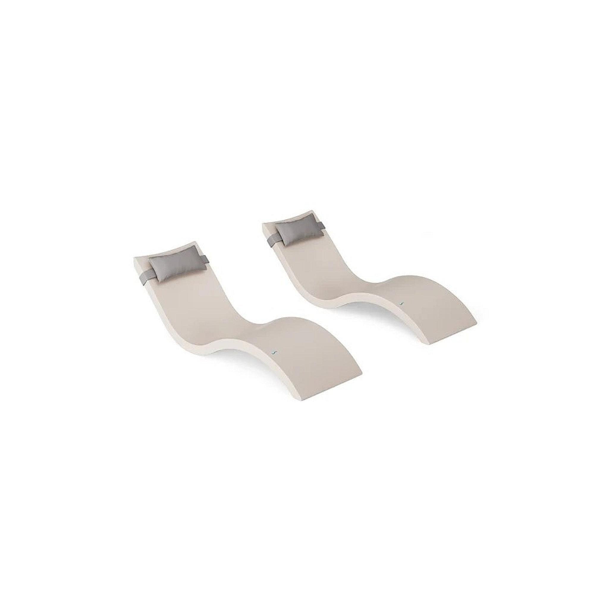 Signature Chaise and Headrest Pillow In-Pool Set