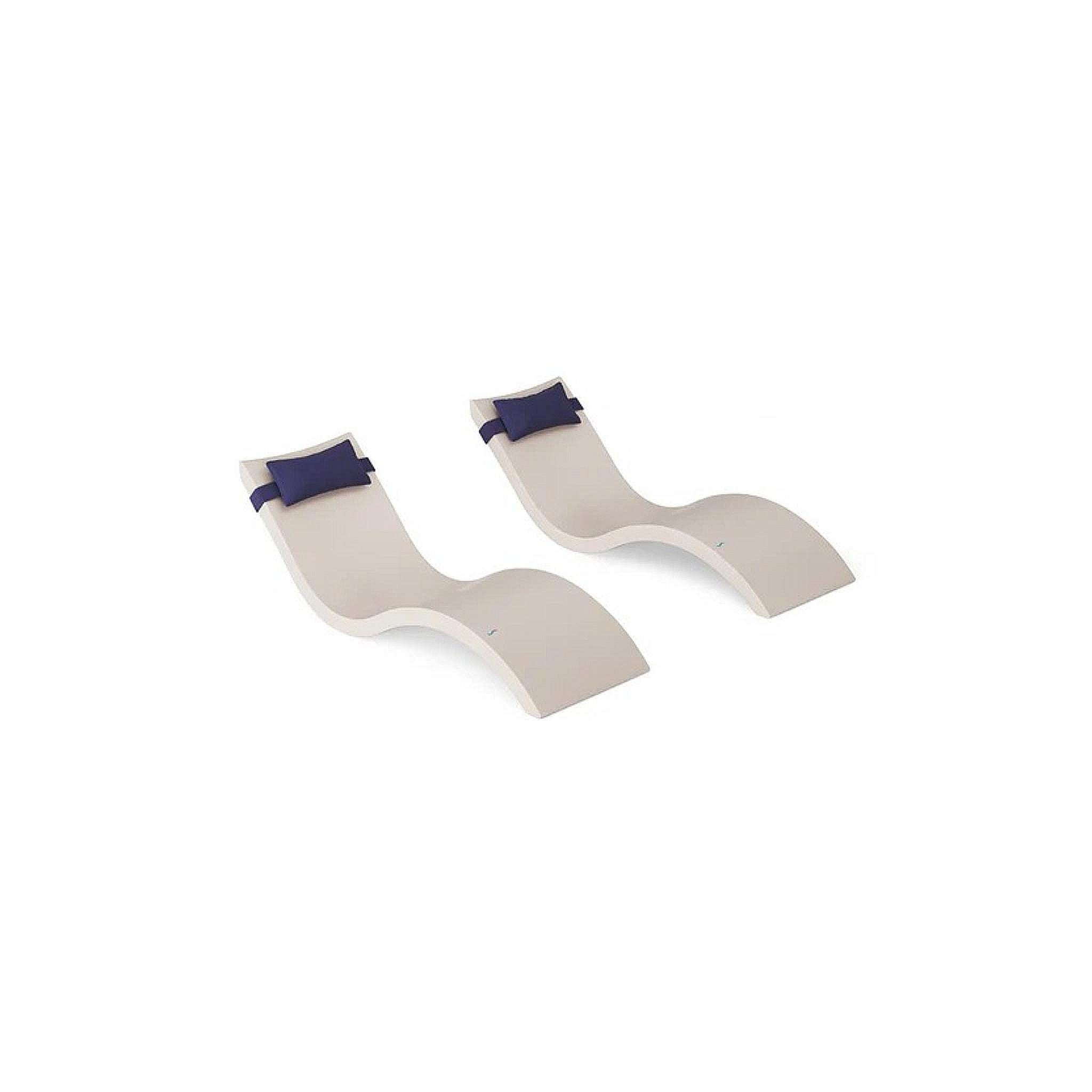 Signature Chaise and Headrest Pillow In-Pool Set
