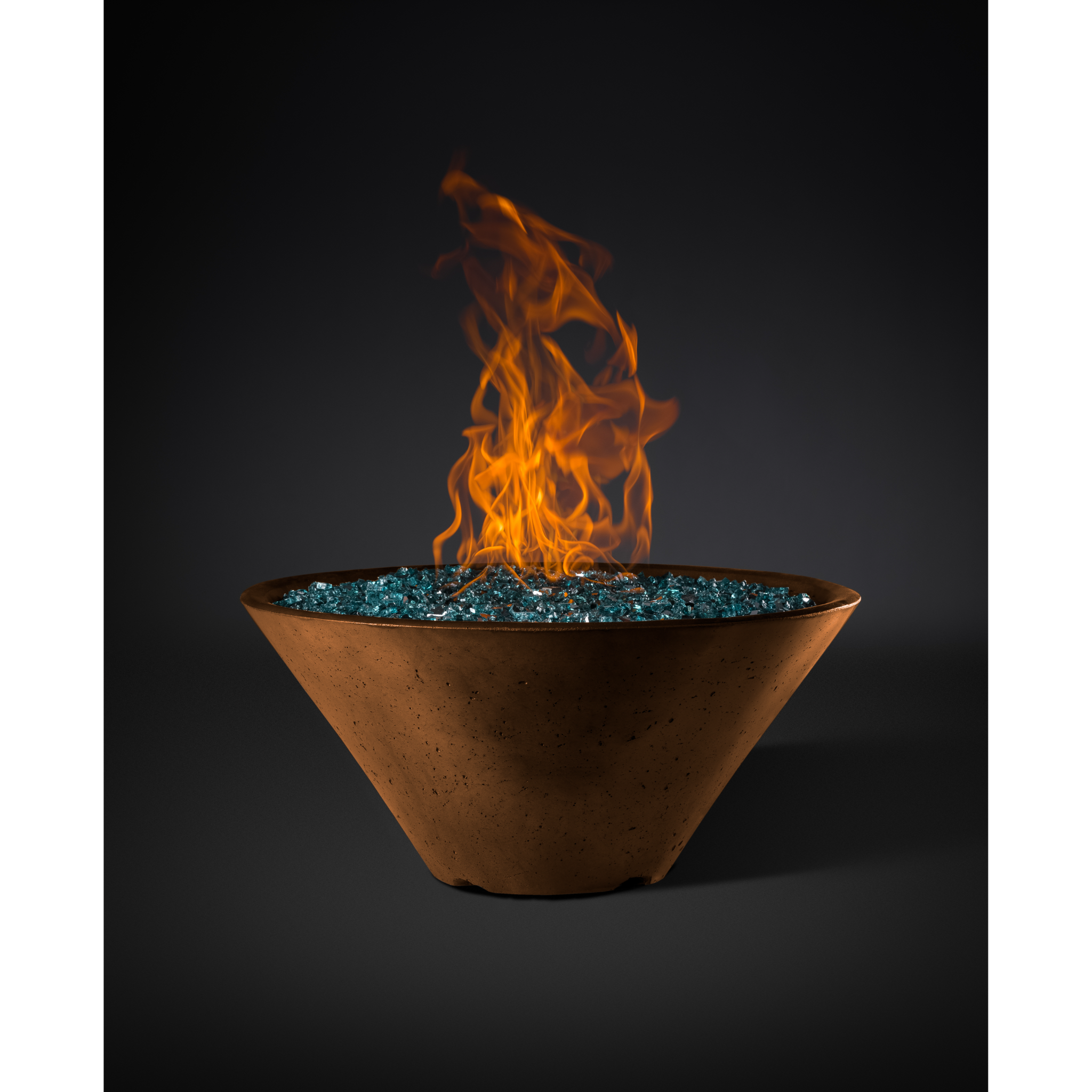Slick Rock Ridgeline Conical Fire Bowl - Match-Lit