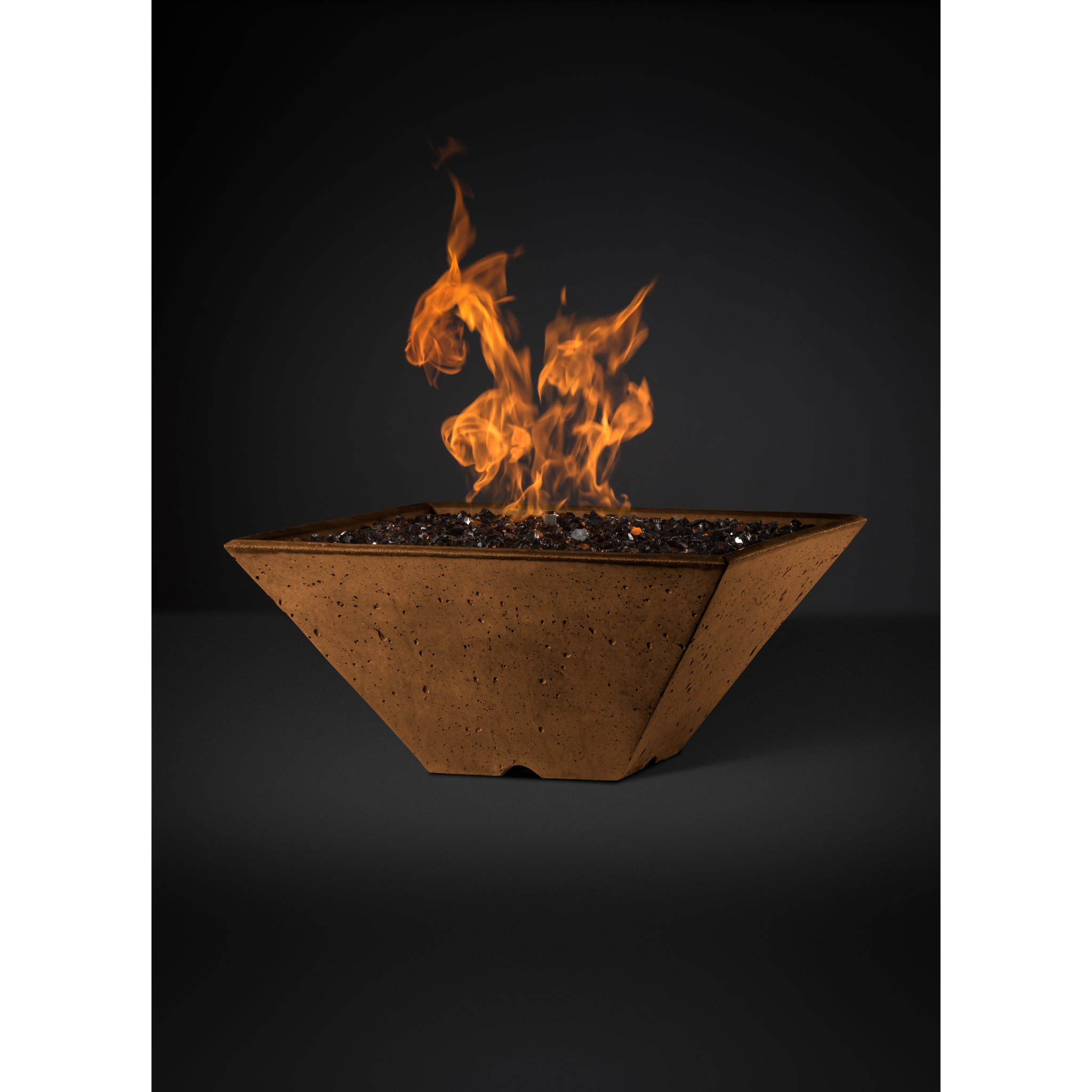 Slick Rock Ridgeline Square Fire Bowl - Match-Lit