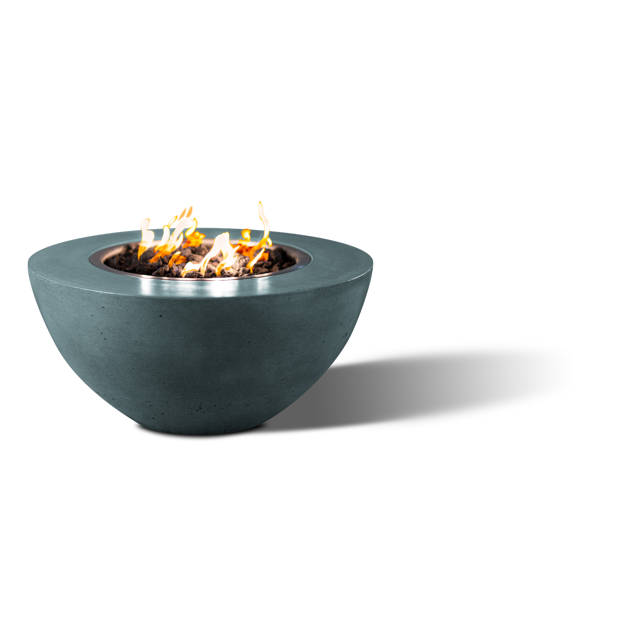 Slick Rock Oasis Round Fire Bowl - Match-Lit