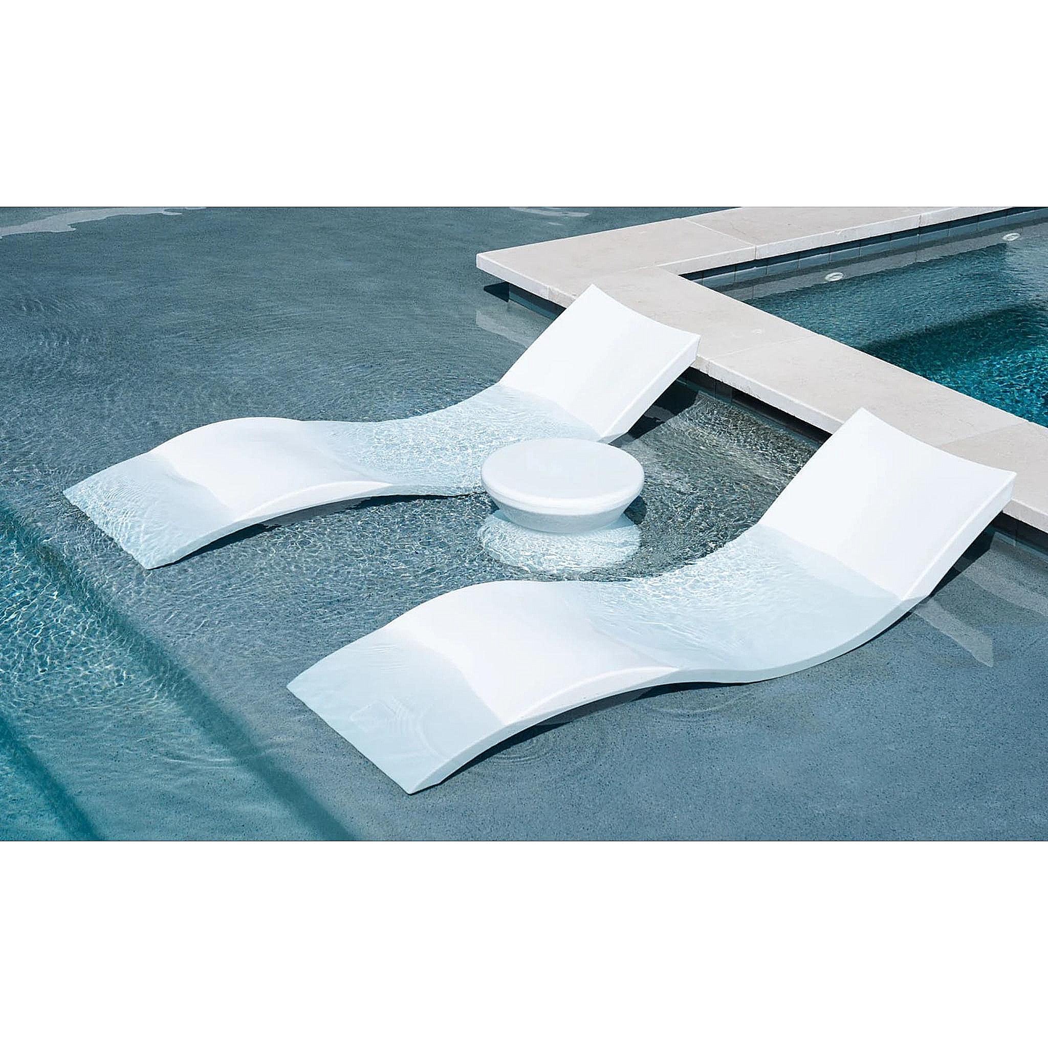 Signature Chaise and Side Table In-Pool Set