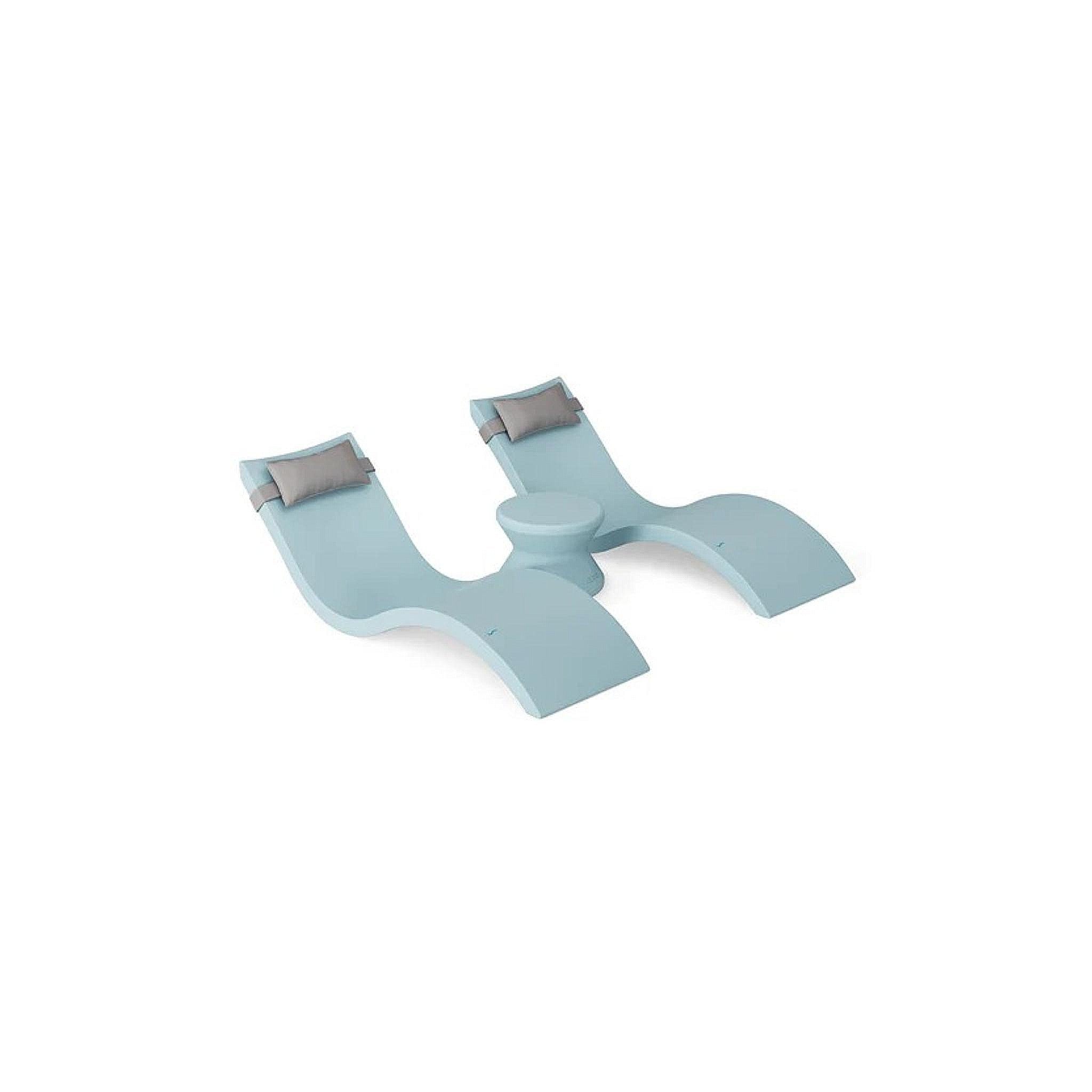 Signature Chaise Headrest Pillow and Side Table In-Pool Set