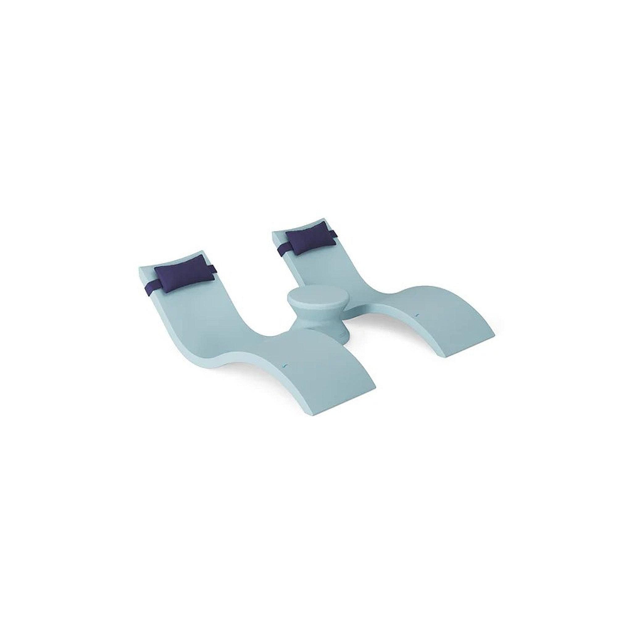 Signature Chaise Headrest Pillow and Side Table In-Pool Set