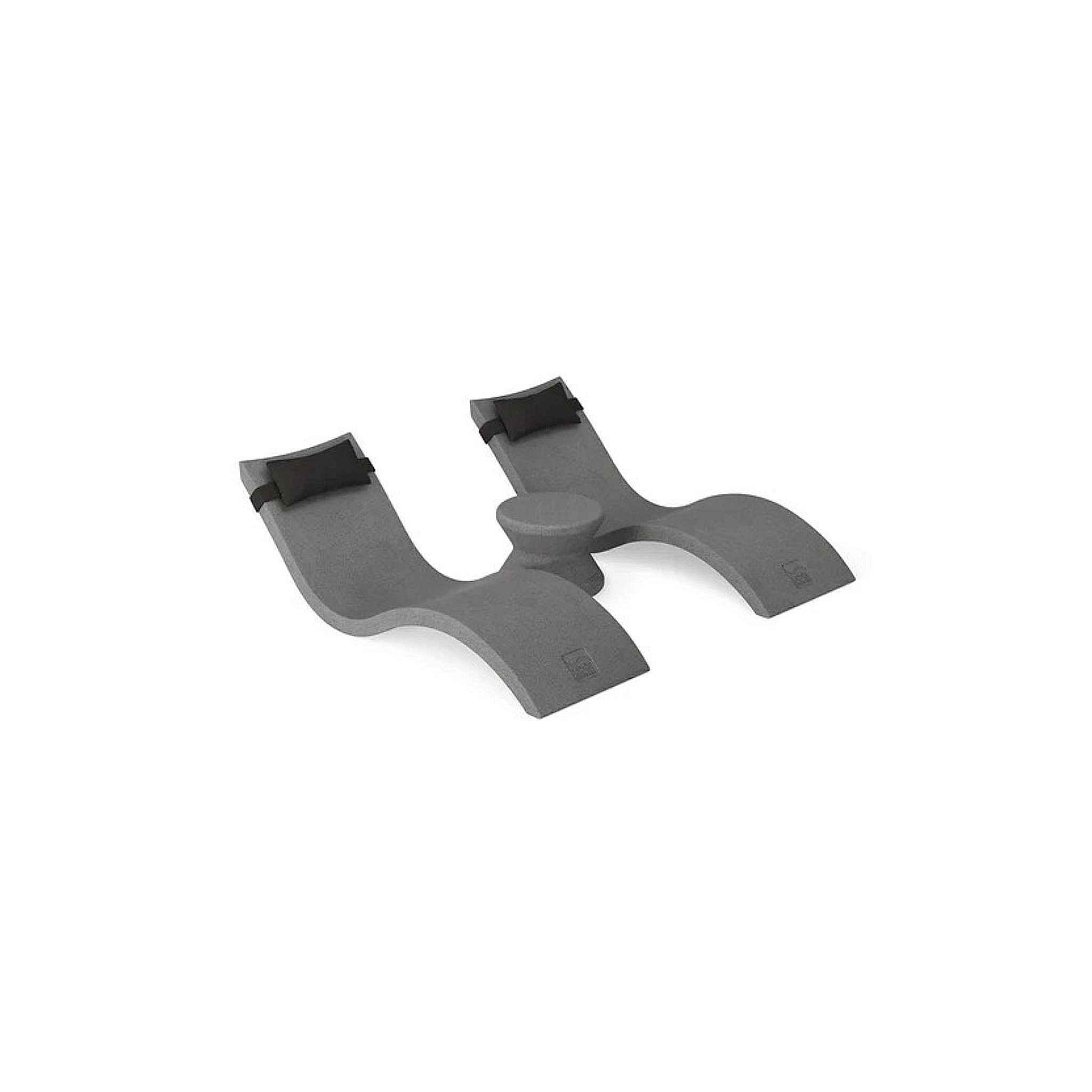 Signature Chaise Headrest Pillow and Side Table In-Pool Set