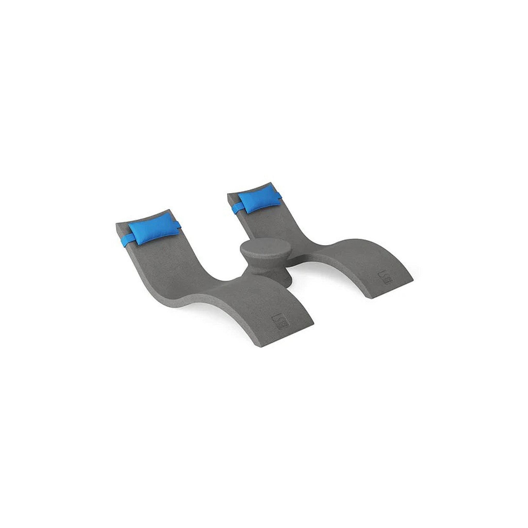 Signature Chaise Headrest Pillow and Side Table In-Pool Set