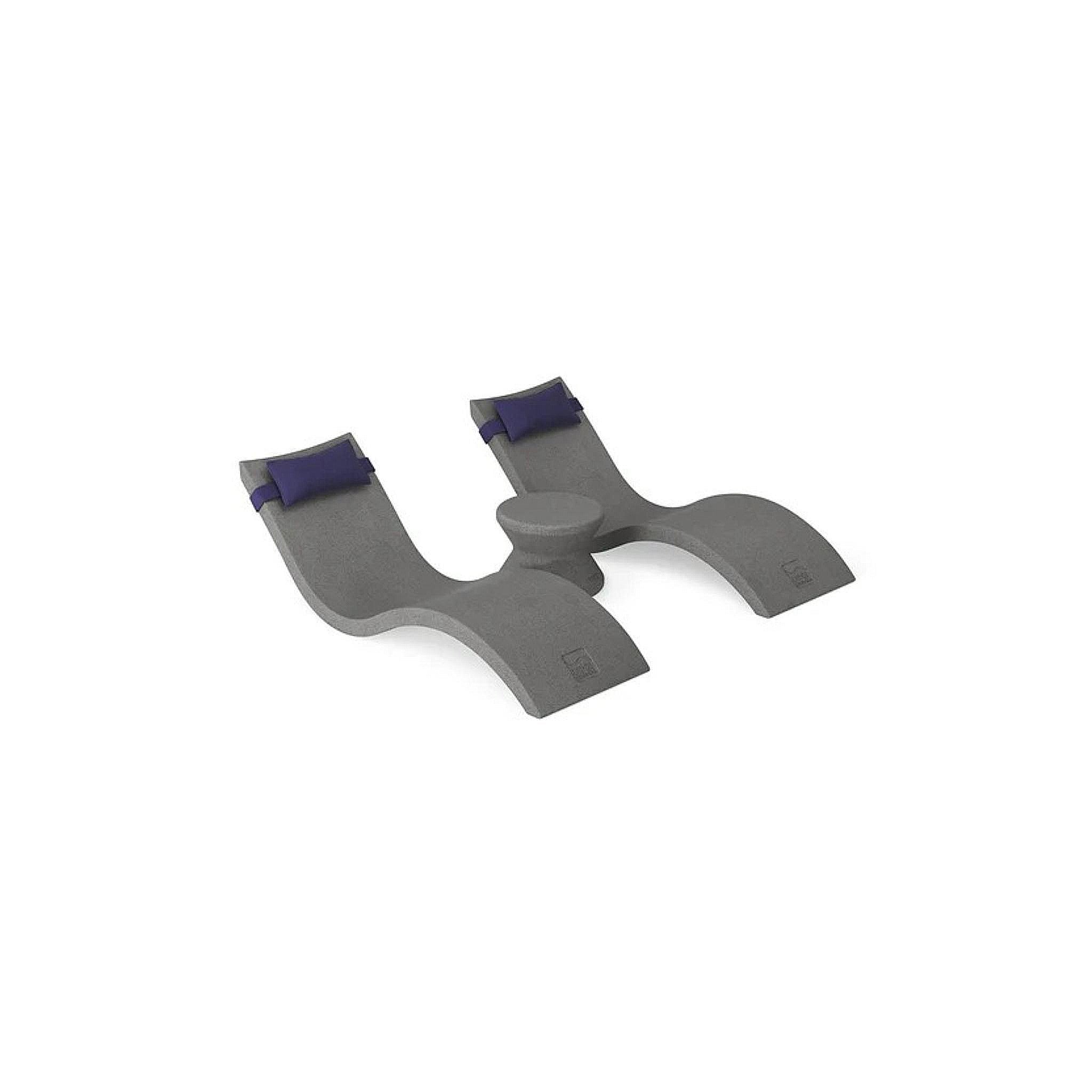 Signature Chaise Headrest Pillow and Side Table In-Pool Set