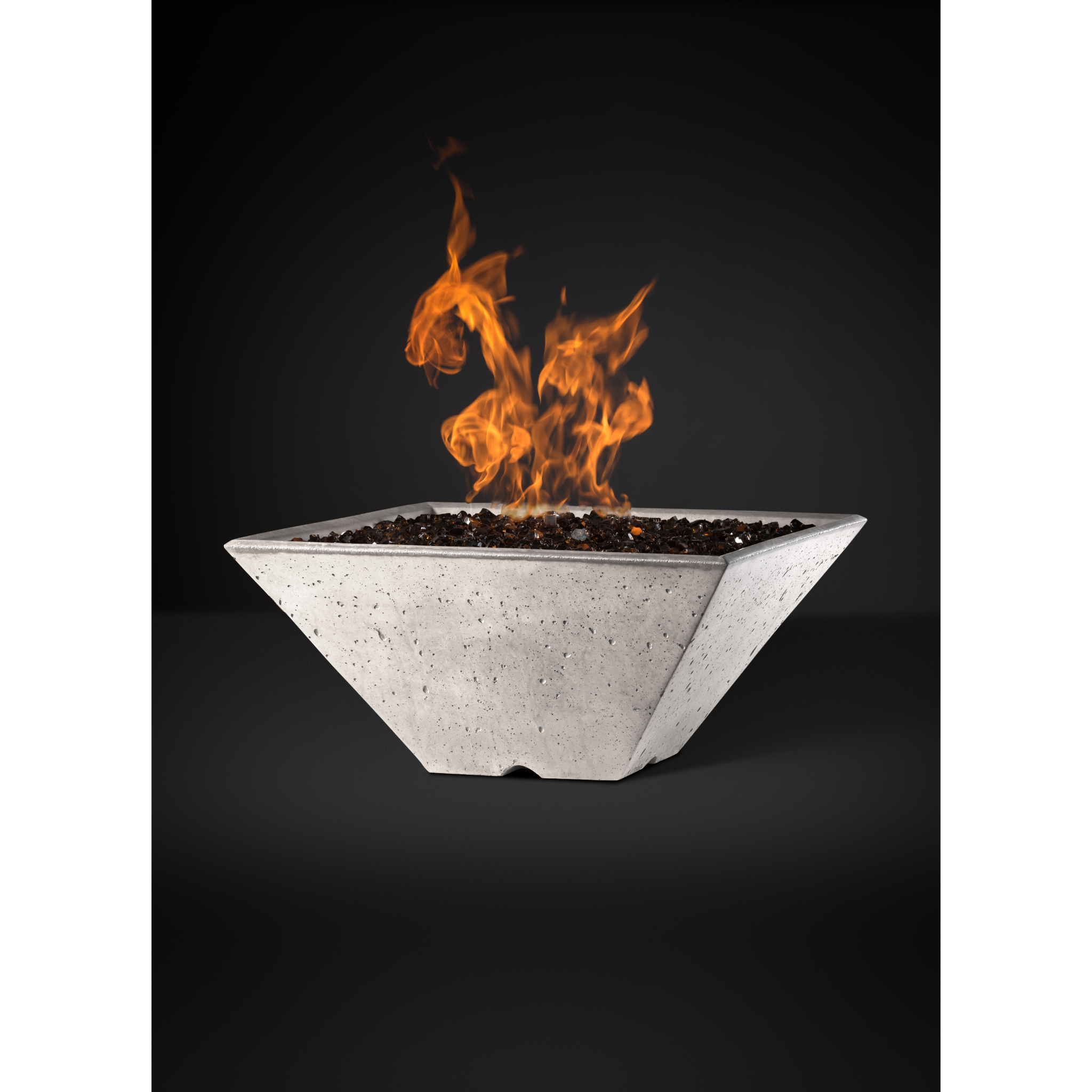 Slick Rock Ridgeline Square Fire Bowl - Match-Lit