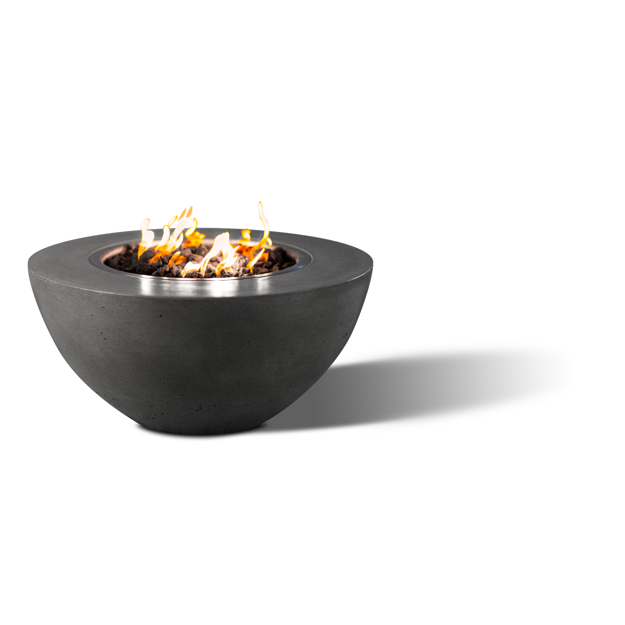 Slick Rock Oasis Round Fire Bowl - Match-Lit