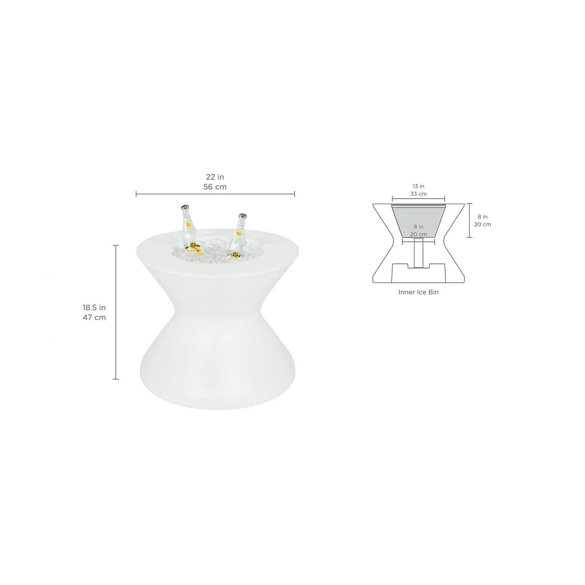 Signature Tall Ice Bin Side Table