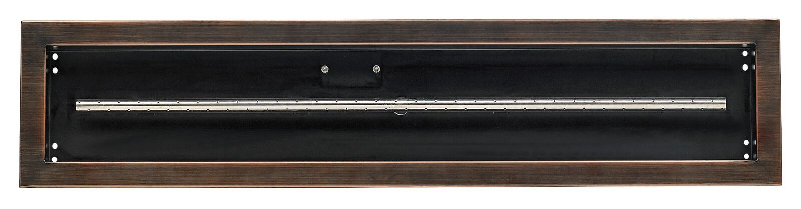 American Fire Products Linear Channel Oil Rubbed Bronze Drop-In Fire Pit Pan - Spark Ignition Kits