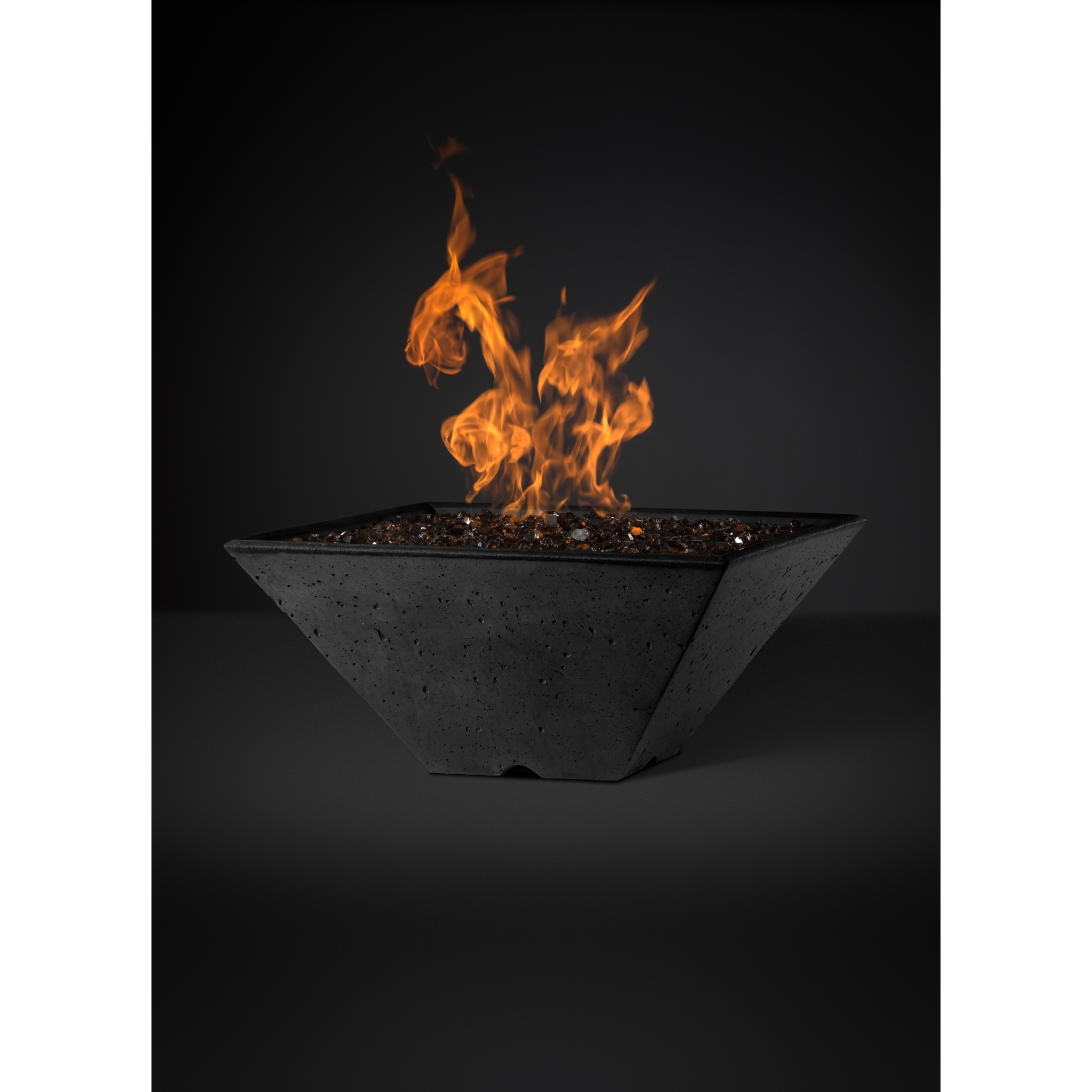 Slick Rock Ridgeline Square Fire Bowl - Match-Lit