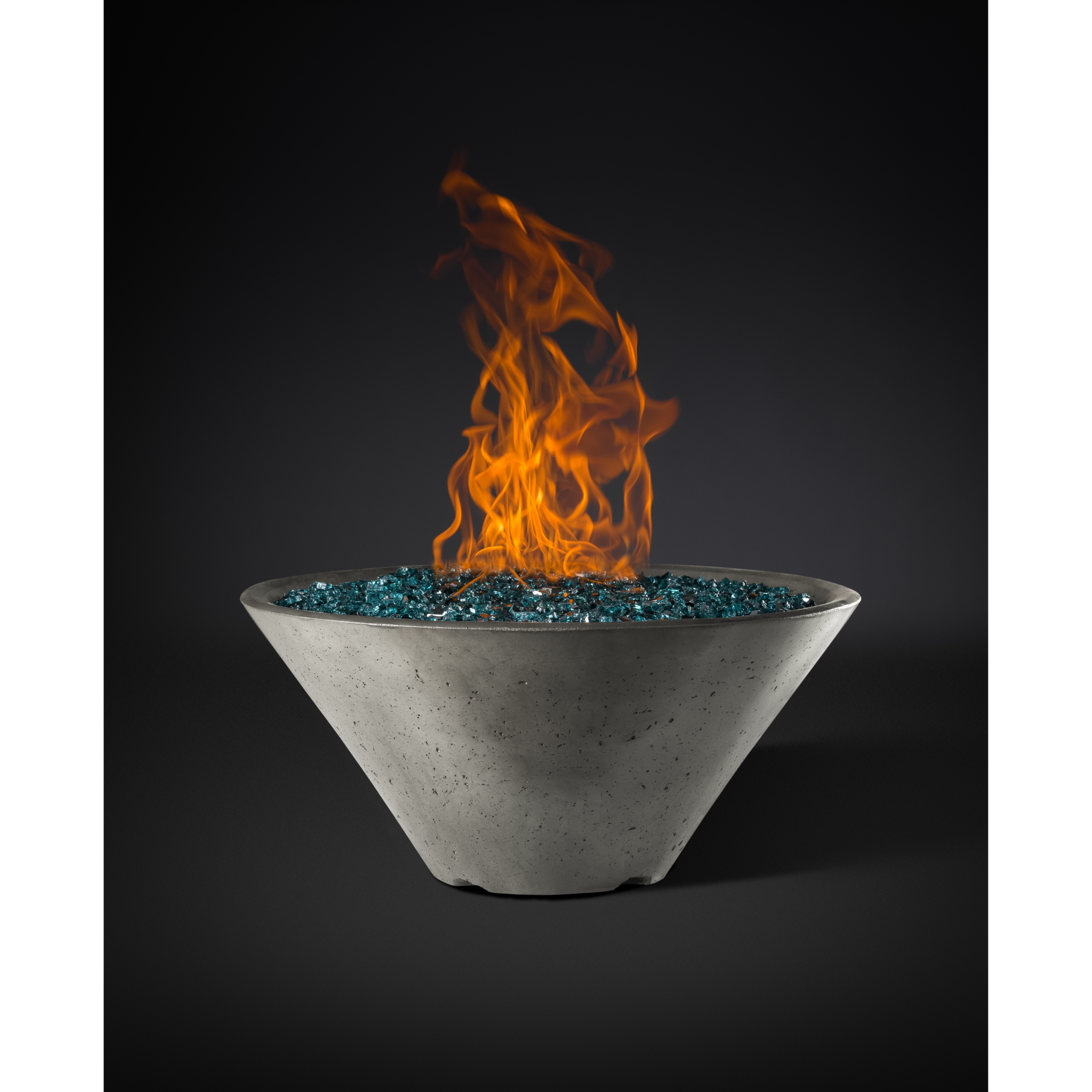 Slick Rock Ridgeline Conical Fire Bowl - Match-Lit