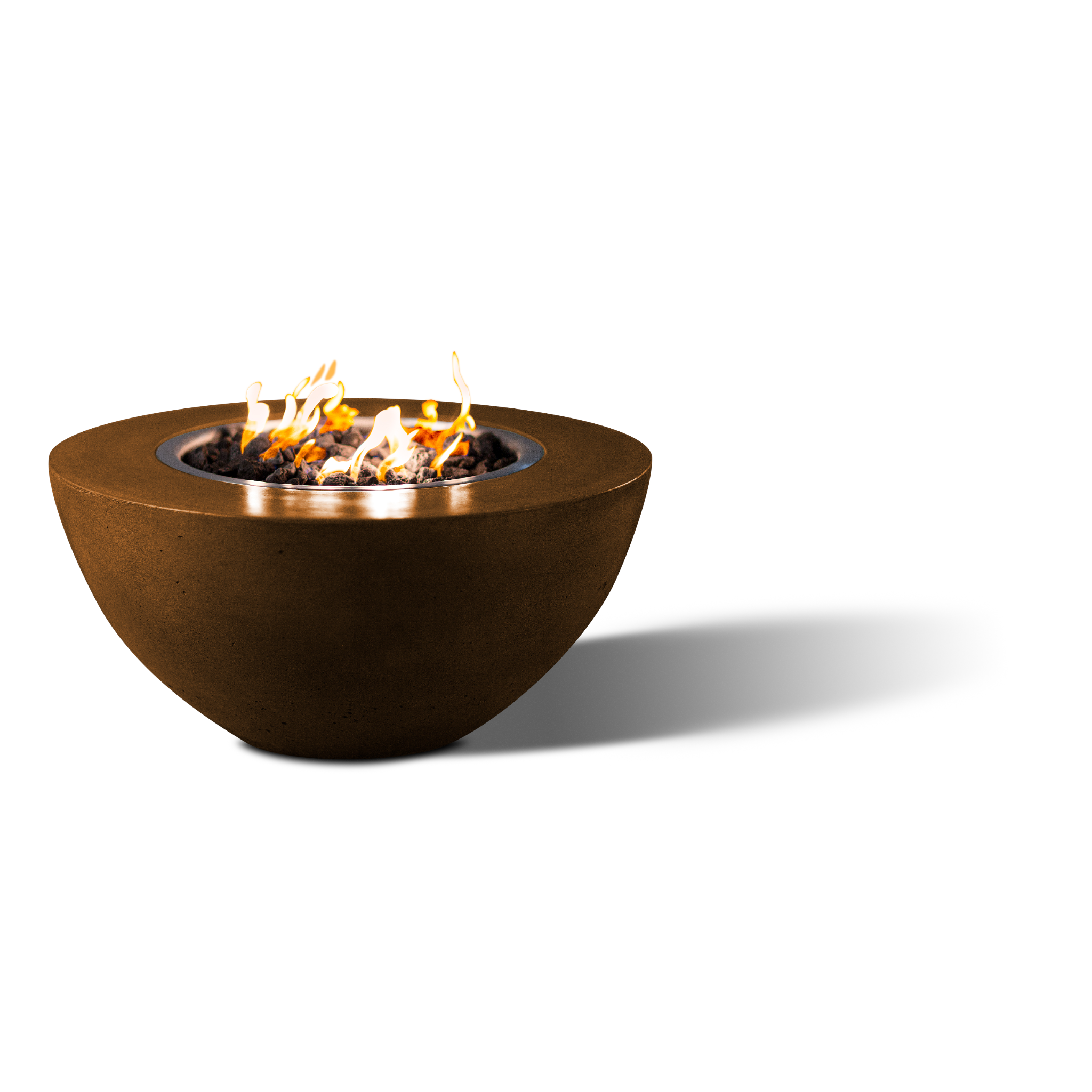 Slick Rock Oasis Round Fire Bowl - Electronic Ignition
