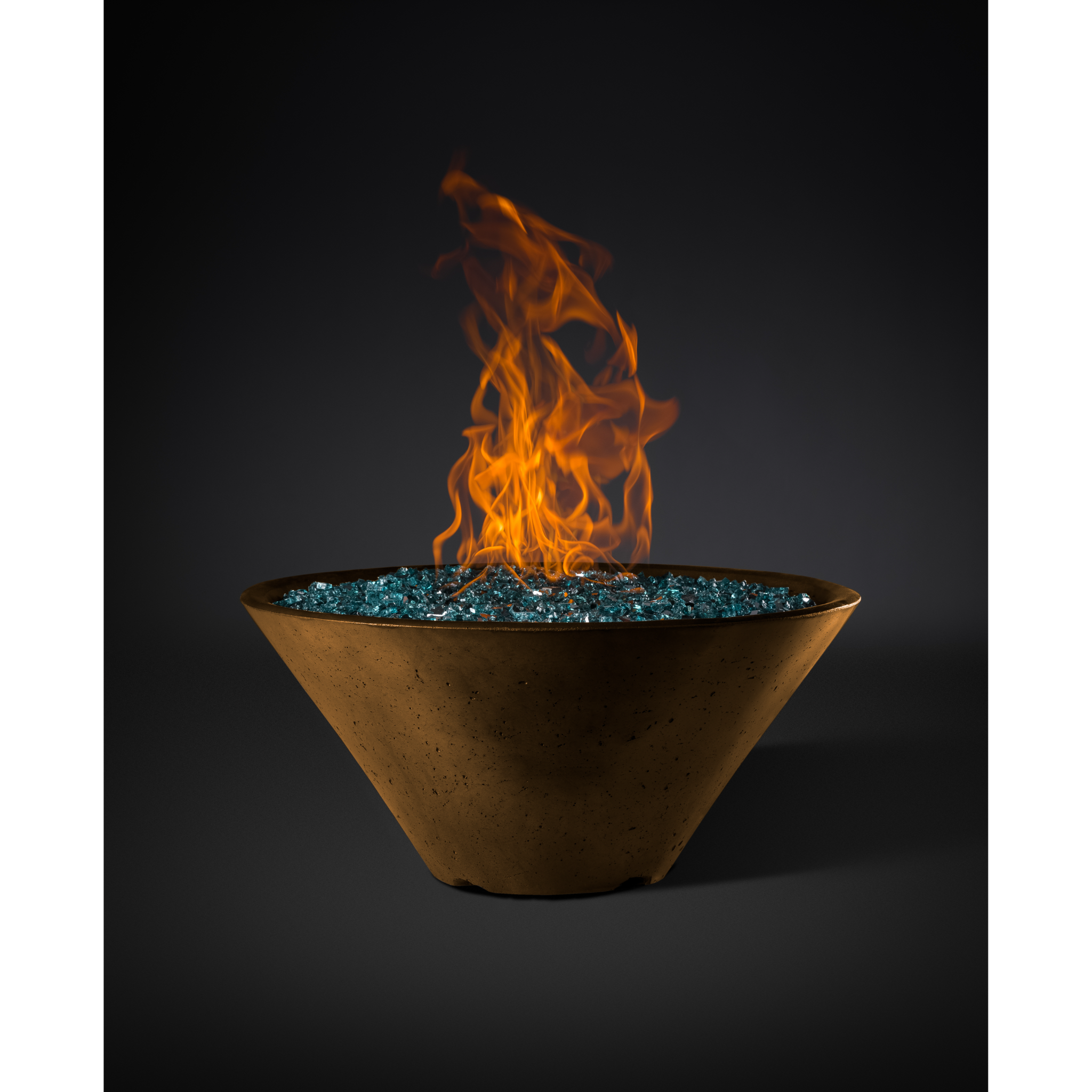 Slick Rock Ridgeline Conical Fire Bowl - Match-Lit