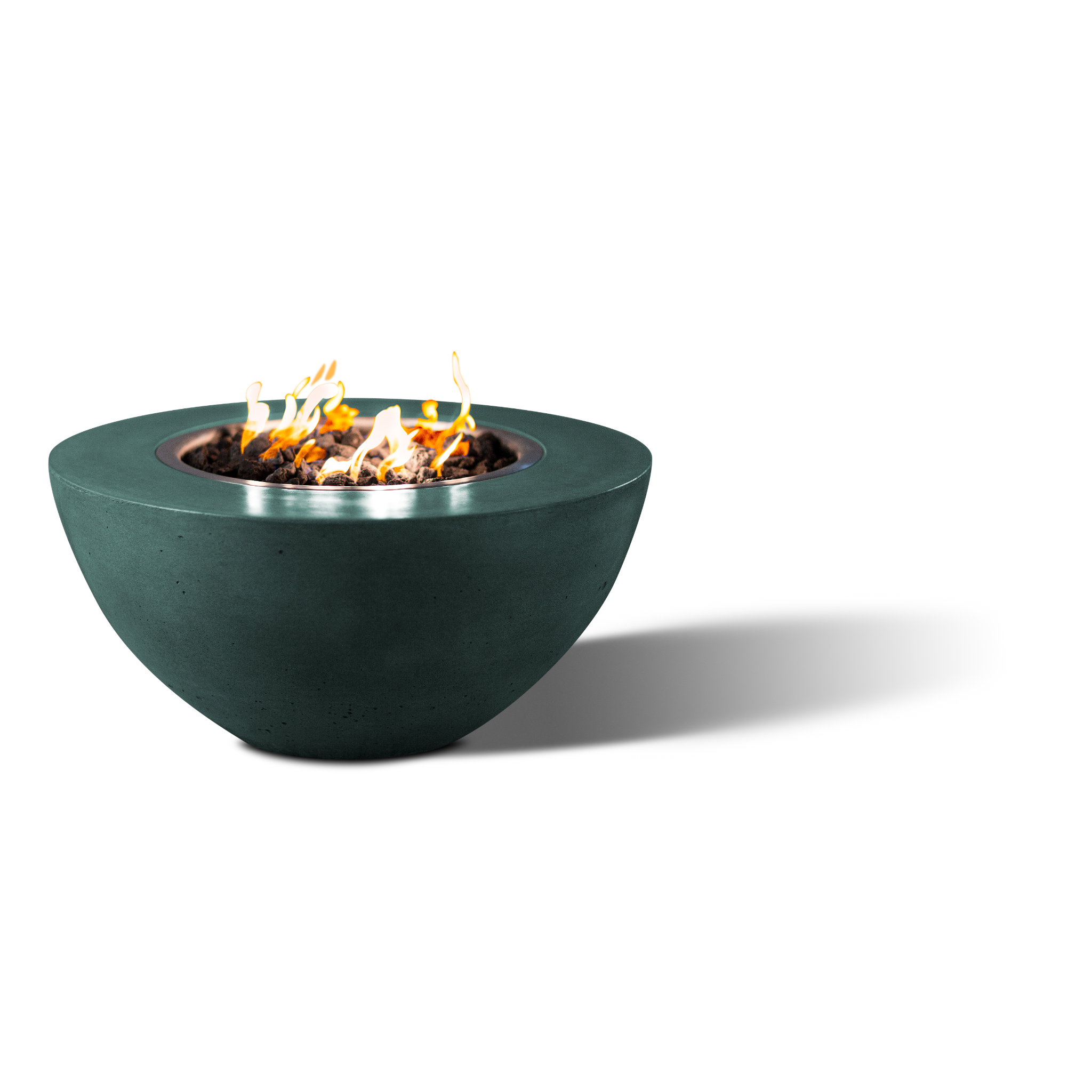 Slick Rock Oasis Round Fire Bowl - Match-Lit