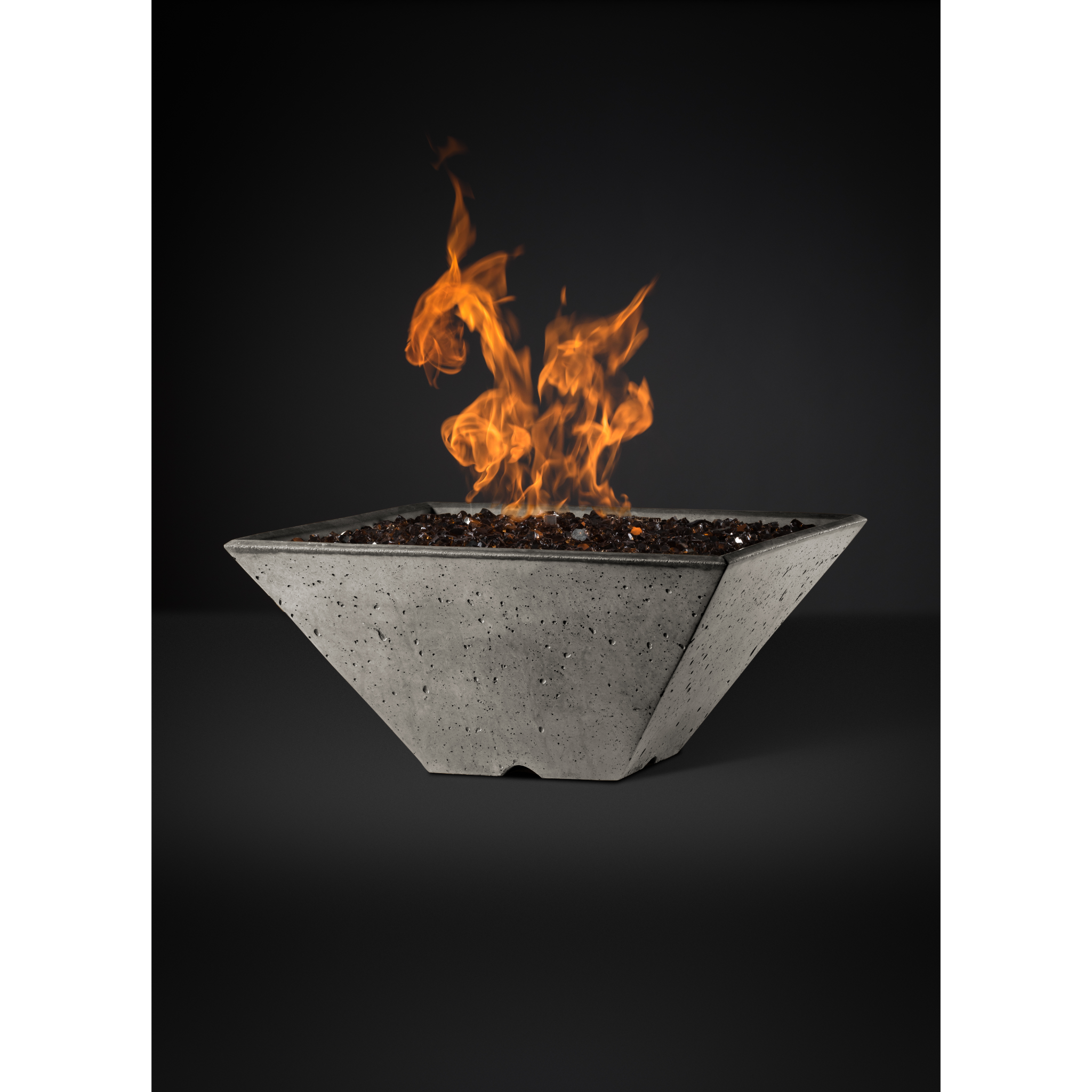 Slick Rock Ridgeline Square Fire Bowl - Match-Lit
