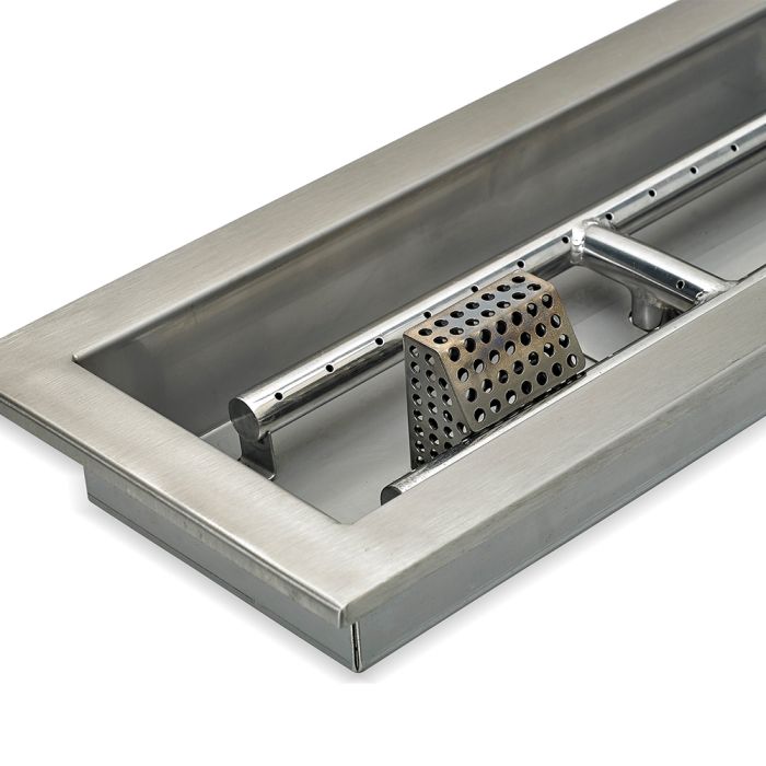 American Fire Products 18" x 6" Stainless Steel Drop-In CSA Certified Fire Pit Pan Kit
