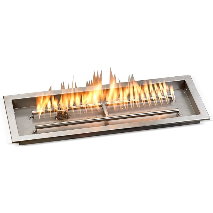 American Fire Products 30" x 10" Stainless Steel Drop-In CSA Certified Fire Pit Pan Kit
