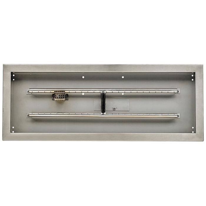 American Fire Products 30" x 10" Stainless Steel Drop-In CSA Certified Fire Pit Pan Kit
