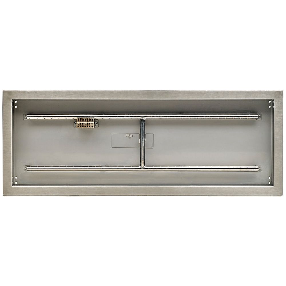 American Fire Products 36" x 12" Stainless Steel Drop-In CSA certified Fire Pit Pan Kit