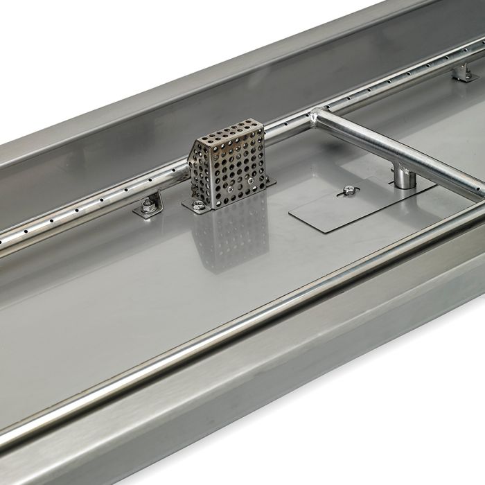 American Fire Products 48" x 14" Stainless Steel Drop-In CSA Fire Pit Pan Kit