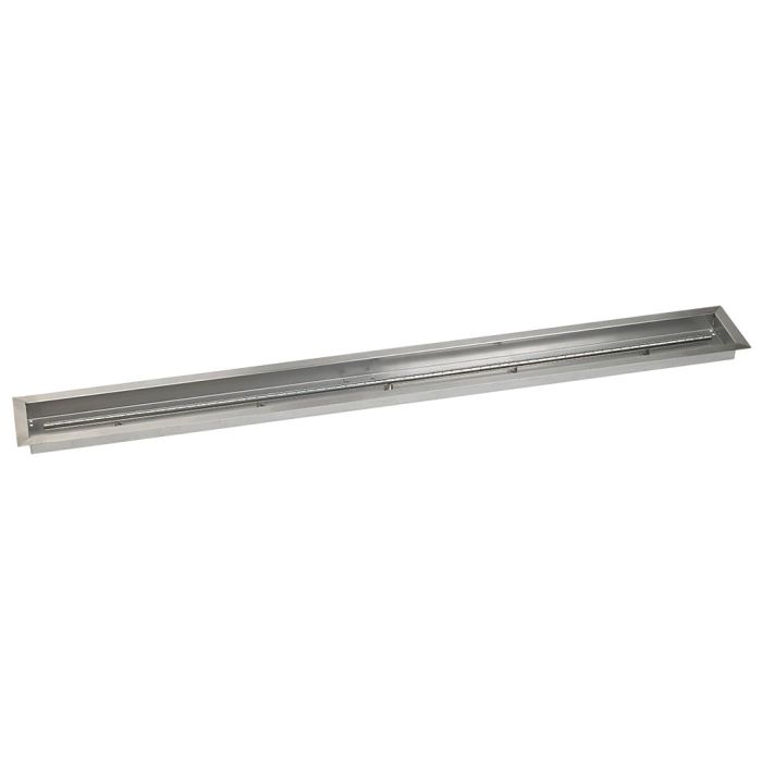 American Fire Products Linear Channel Stainless Steel Drop-In Fire Pit Pan with Spark Ignition Kit