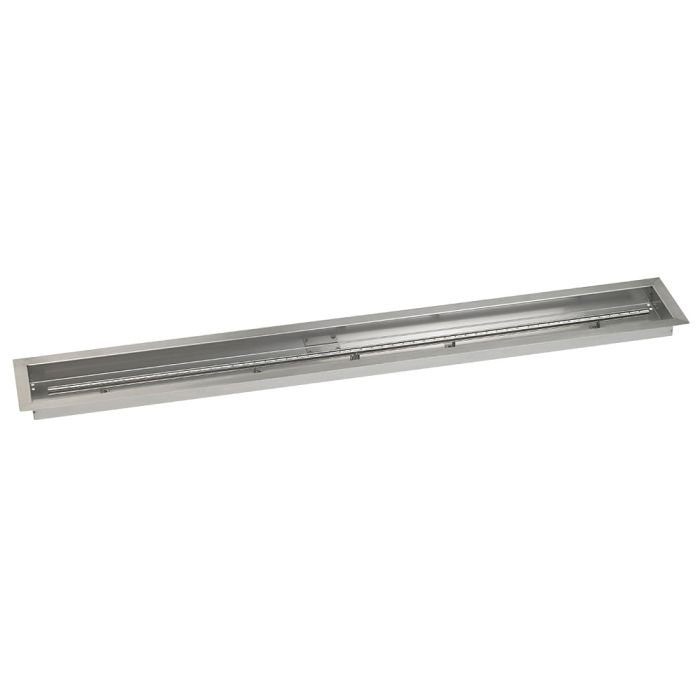 American Fire Products Linear Stainless Steel Drop-In Fire Pit Pan with Match Light Kit
