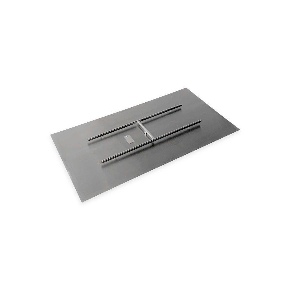 American Fire Products Rectangular Stainless Steel Flat Fire Pit Pan