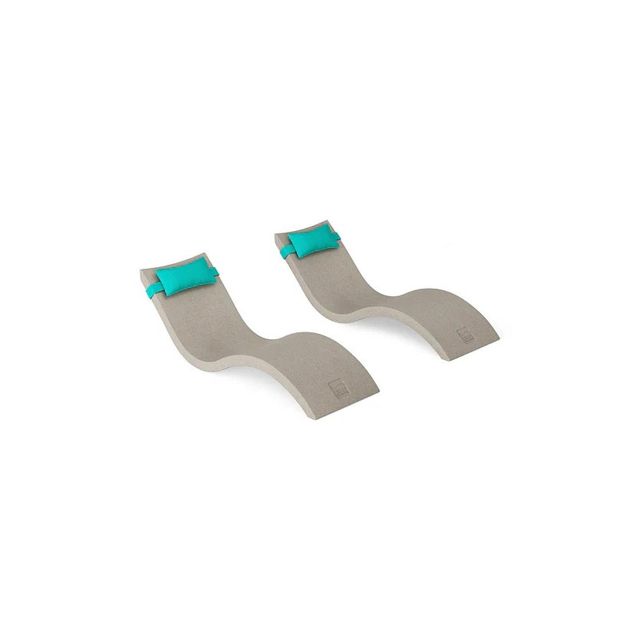 Signature Chaise and Headrest Pillow In-Pool Set