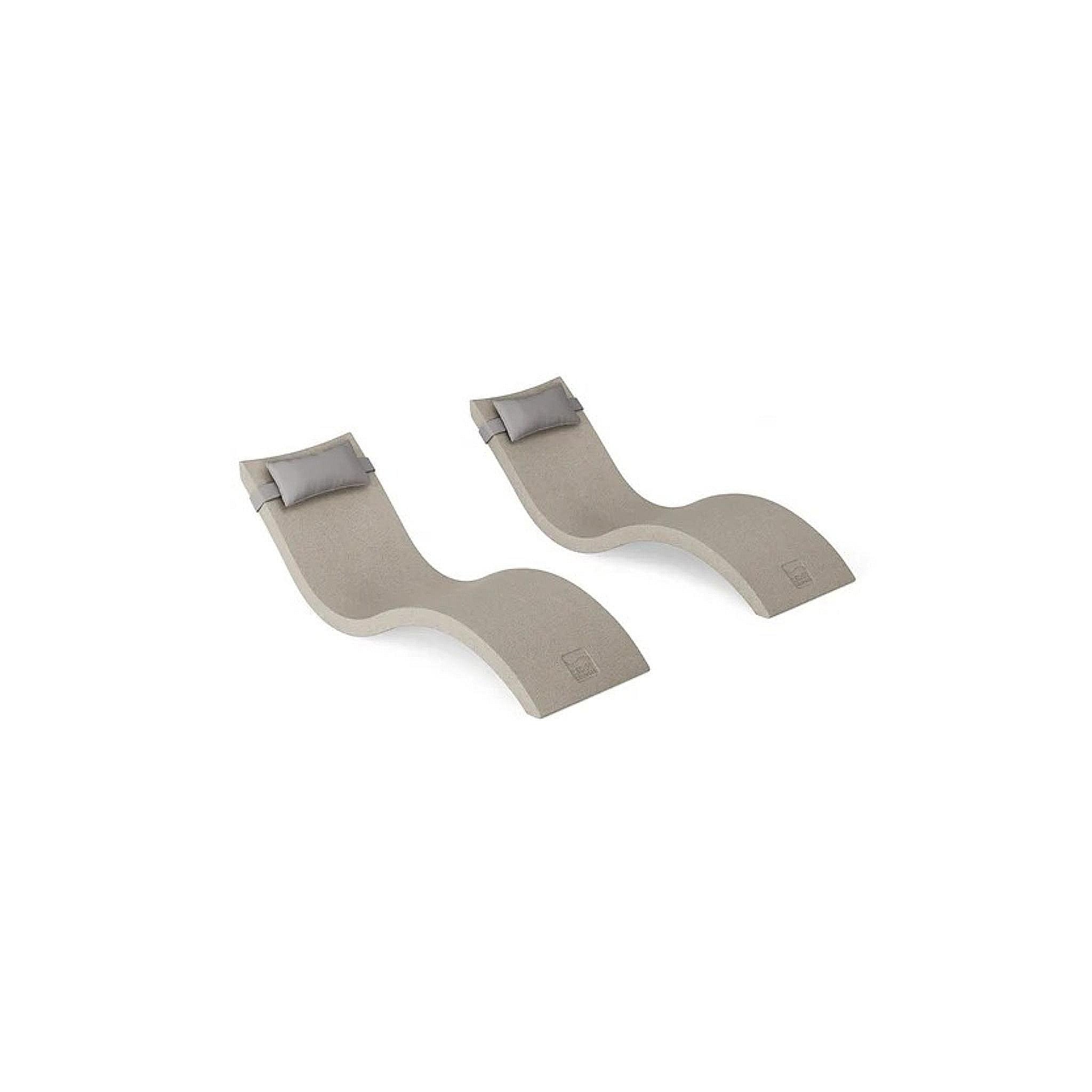 Signature Chaise and Headrest Pillow In-Pool Set