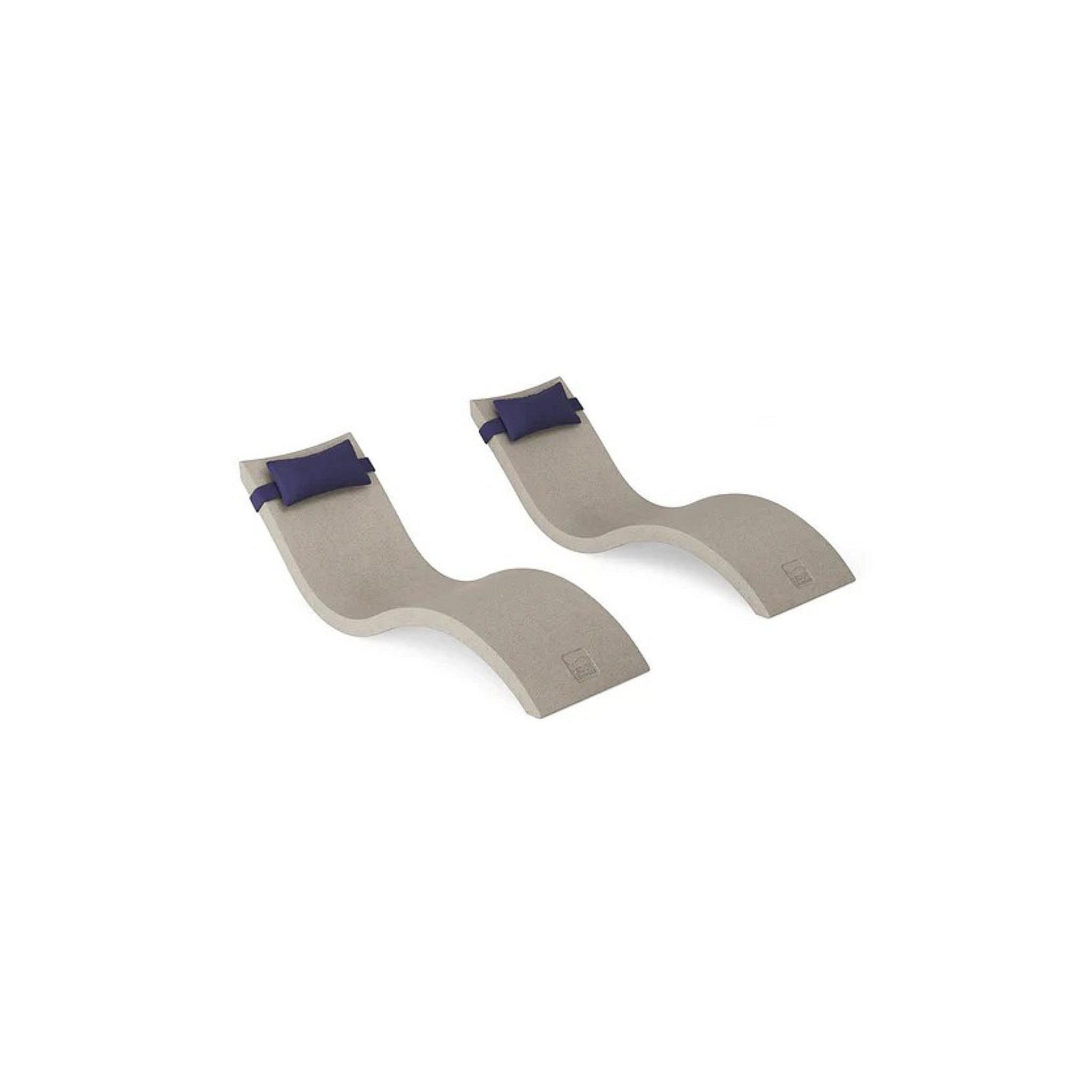 Signature Chaise and Headrest Pillow In-Pool Set
