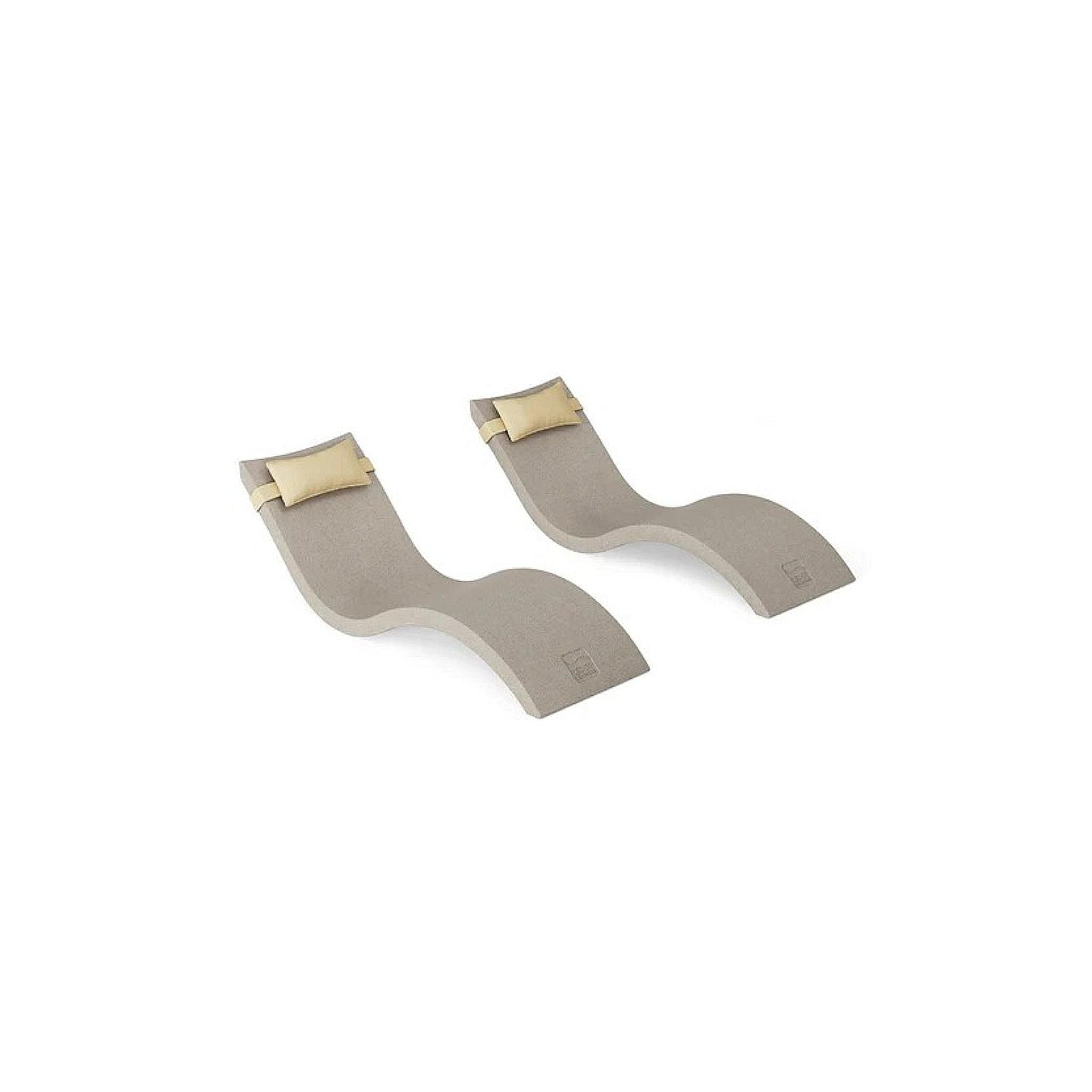 Signature Chaise and Headrest Pillow In-Pool Set