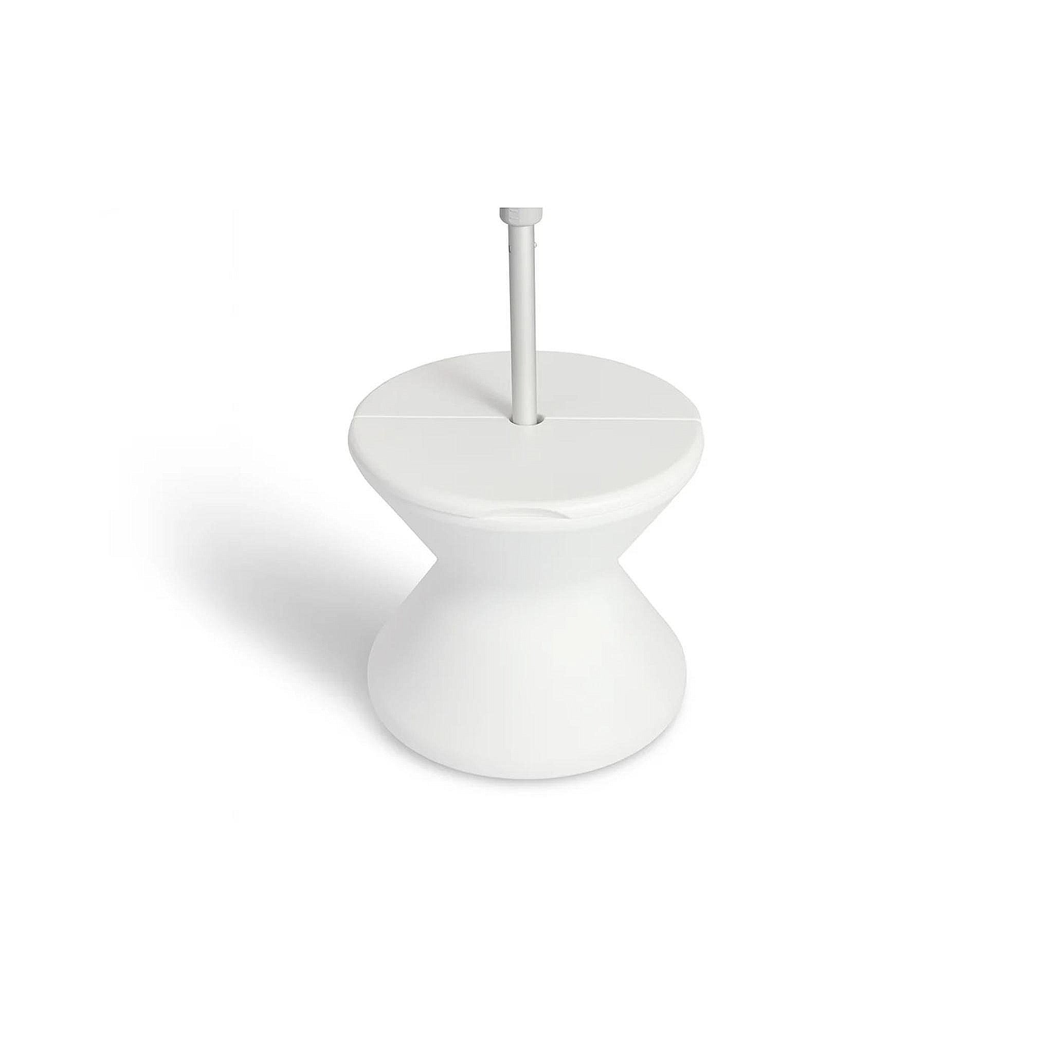 Signature Tall Ice Bin Side Table Lid with Umbrella Hole