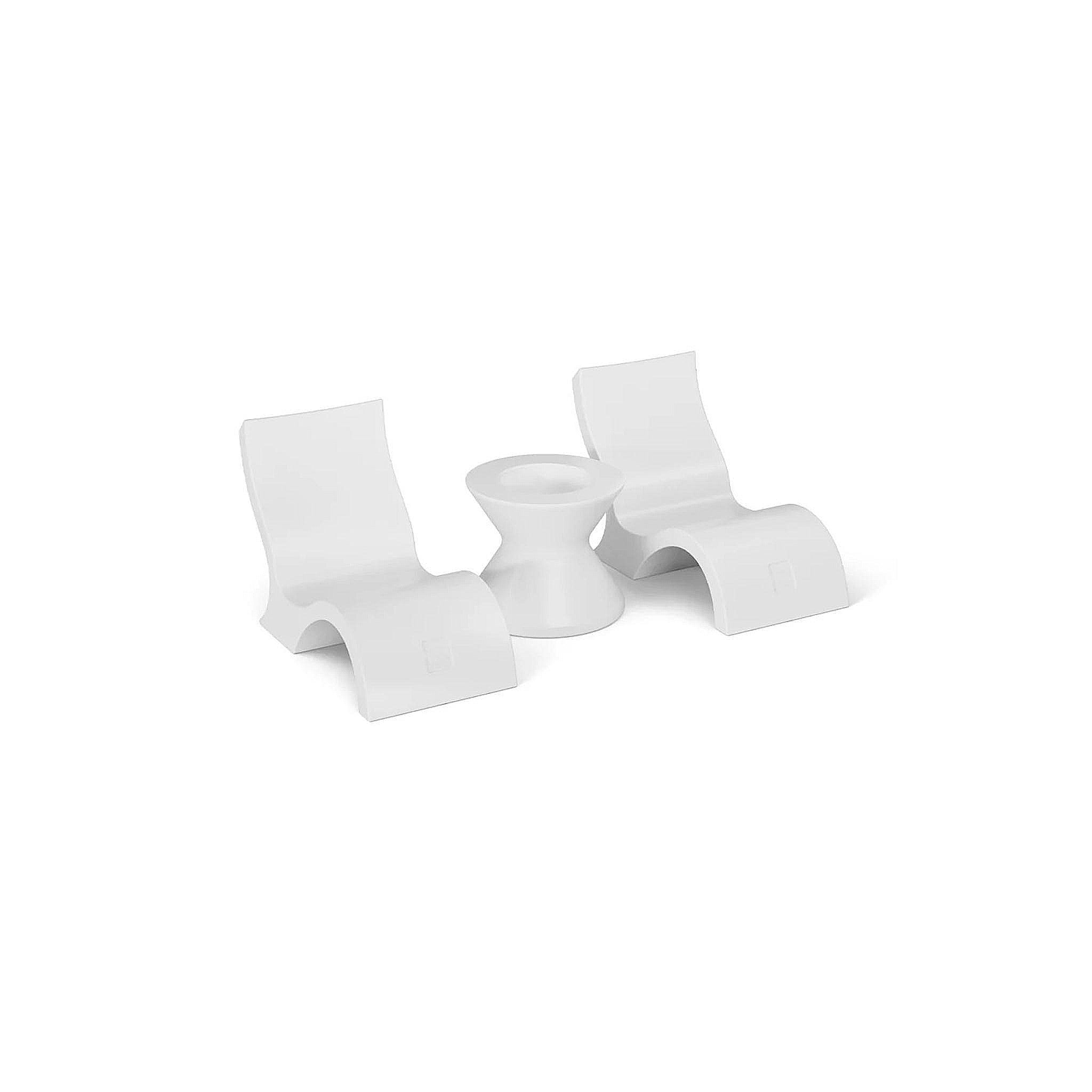 Signature Lowback Chair and Side Table In-Pool Set