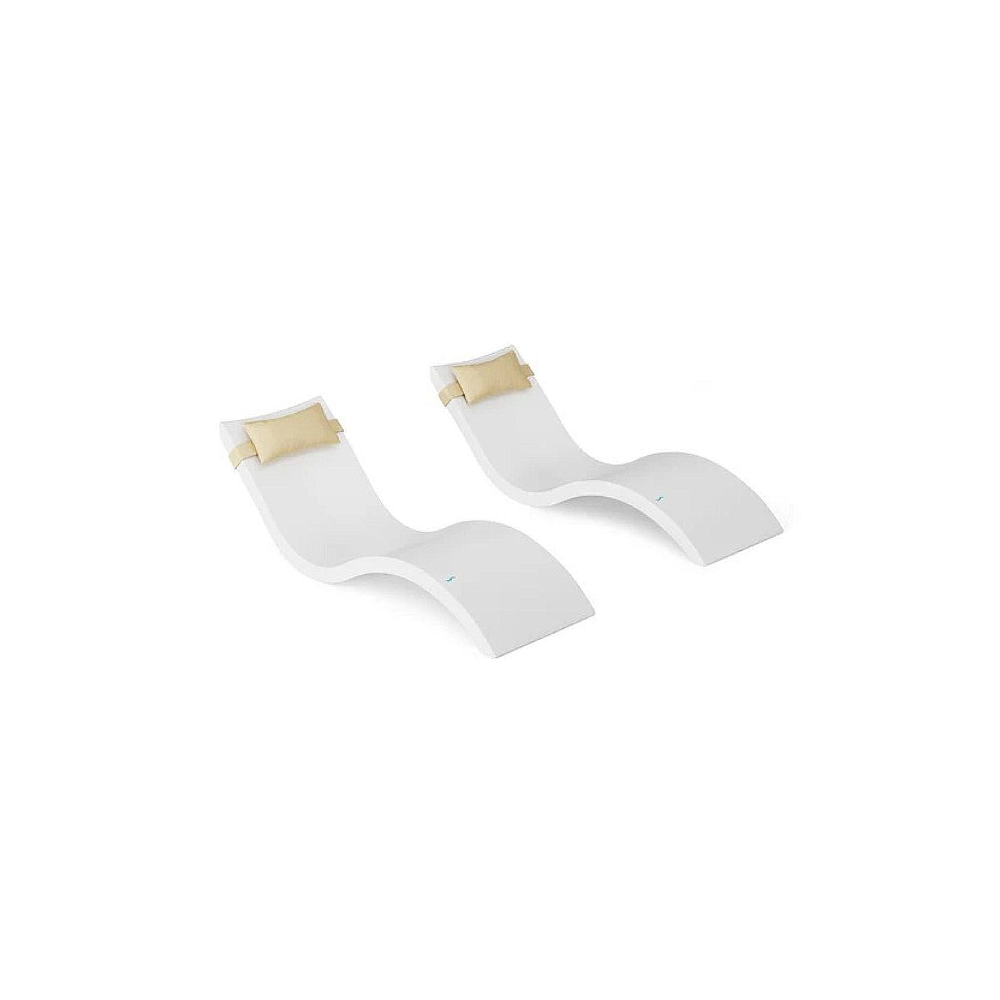 Signature Chaise and Headrest Pillow In-Pool Set
