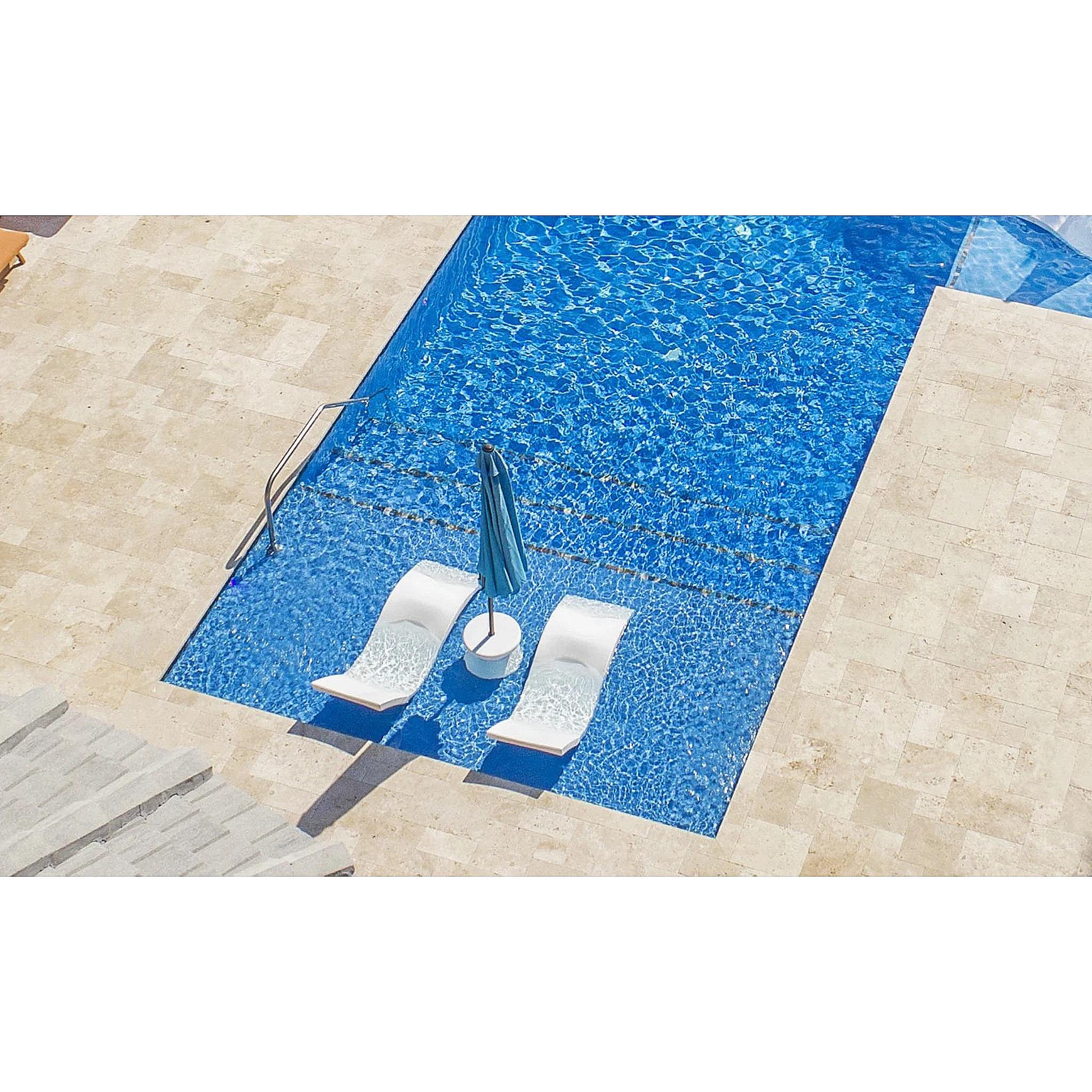 Signature Chaise and Side Table In-Pool Set