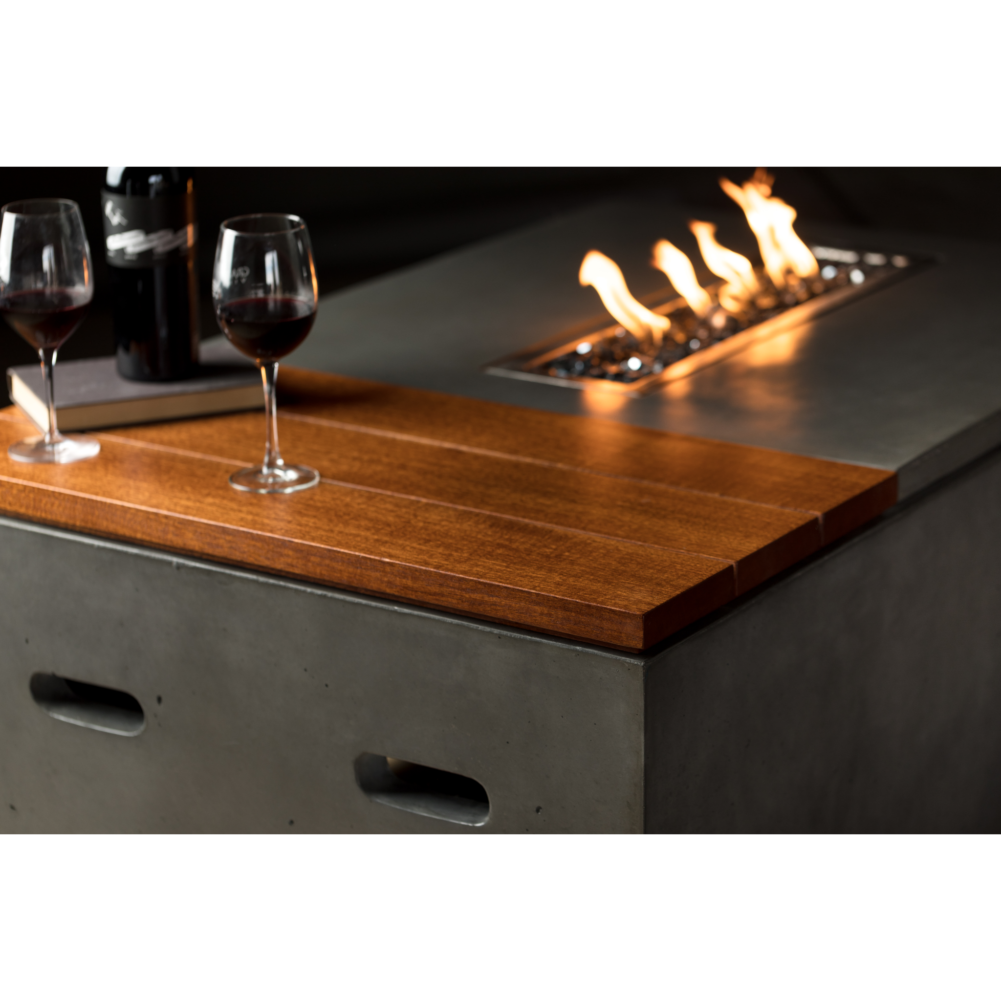 Slick Rock Oasis Fire Table - Match-Lit