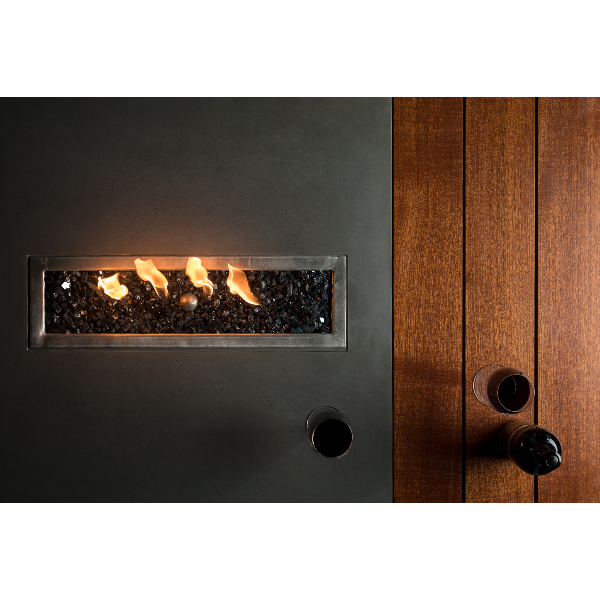 Slick Rock Oasis Fire Table - Match-Lit